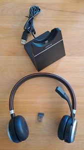 Jabra Evolve 65 UC Stereo Bluetooth Headset, schwarz - OVP - Bild 1 von 5