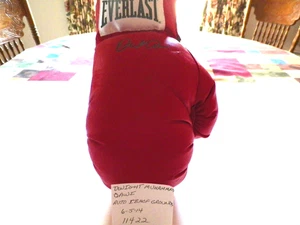 DWIGHT MUHAMMAD QAWI-BOXING HOFer AUTHENTIC AUTOGRAPHED EVERLAST GLOVE 6-5-14 - Picture 1 of 4