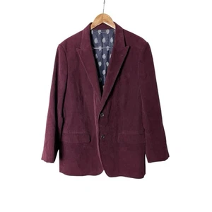 Bonobos italienischer weinroter Cord Blazer 46 R - Bild 1 von 6