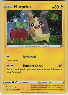 Holo Foil Morpeko SWSH031 Promo SWSH: Sword & Shield Promo Cards - Image 1 of 2