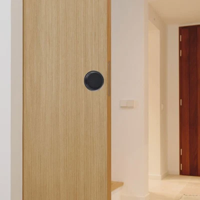 User Friendly Round Door Handle with Recessed Design for Space Efficiency - Image 1 of 4