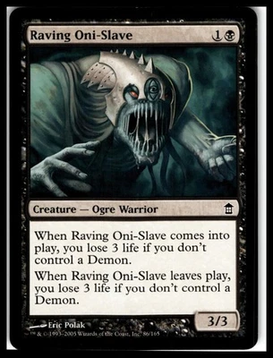 Saviors of Kamigawa #86 Raving Oni-Slave - Image 1 of 2