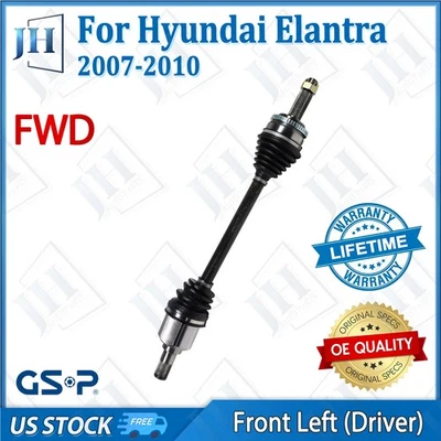 Eje CV delantero izquierdo del lado del conductor original para Hyundai Elantra 2007 08 09 2010 tracción delantera Foto 1 de 4