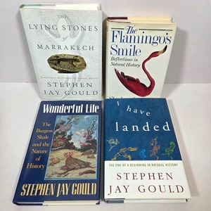 Stephen Jay Gould First Ed 1st Print HC Lot of 4 Natural History Science Nature - Picture 1 of 18
