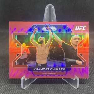 2022 Panini Prizm UFC Red Prizm /299 Khamzat Chimaev #94 - Picture 1 of 2