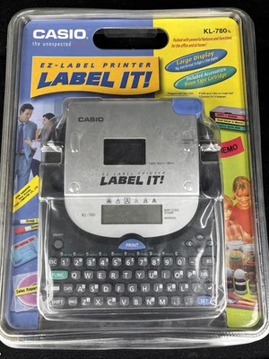 NOS Casio KL-780 Label It! EZ-Label Printer Thermal Label Printer 6mm-18mm | NEW - Image 1 of 2