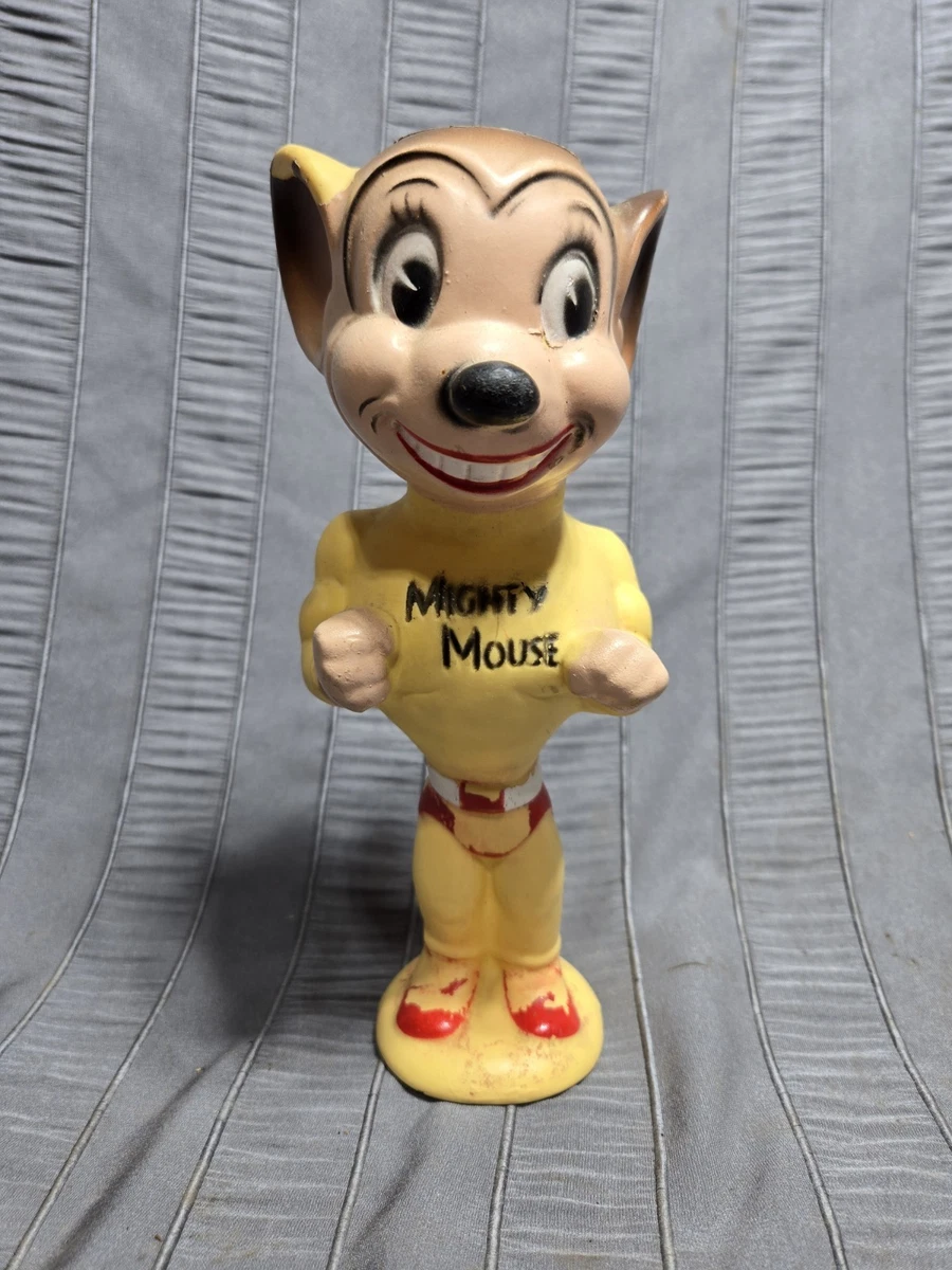雰囲気抜群！50s MIGHTY MOUSE ソフビ人形 ヴィンテージ 稀少 雰囲気