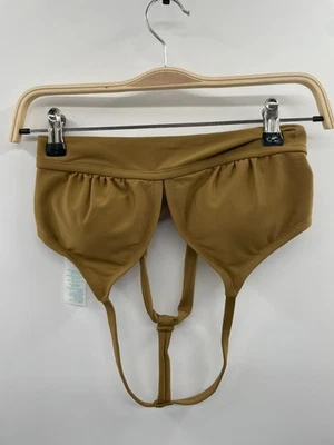 Top de bikini Carve Designs para mujer pequeño marrón elástico correa de espagueti playa nuevo con etiquetas Foto 1 de 4