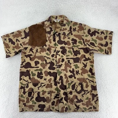 Bob Allen Shirt Mens Large Camo Ducks Unlimited Hunting Shooting Padded Vintage - Image 1 of 4