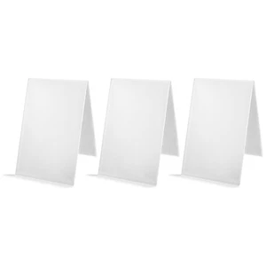 Soporte para libros de acrílico de 3 piezas, soporte de exhibición de acrílico transparente, soporte transparente para 3715 - Imagen 1 de 8