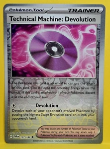 2023 😺 Pokemon Technical Machine: Devolution SV04: Paradox Rift 177/182 - Picture 1 of 2