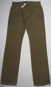 J Crew Men's Brown 484 Slim Fit Corduroy Pants Size 31x34 NWT - Picture 1 of 5