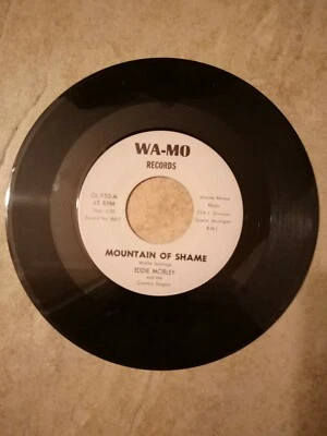EDDIE MOBLEY Mountain Of Shame/Cancer Stick RARE Michigan ROCKABILLY 45 WaMo 950 - Image 1 of 2