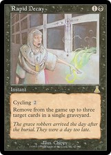 RAPID DECAY ~mtg NM/NM- Urza's Destiny Rare x1