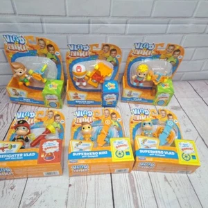 YouTube Vlad and Niki Superhero Cimplete Set Of 6, 3'' Figures, Playmates 2021 - Picture 1 of 8