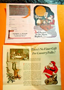 litho CHRISTMAS GIFT SUBSCRIPTION brochure/COUNTRY GENTLEMAN MAG.adv/1930? 5" - Picture 1 of 5