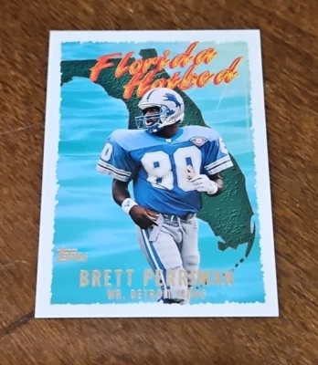 1995 Topps Florida Hotbed Brett Perriman Detroit Lions FH11 NFL Football Cards - Image 1 of 2