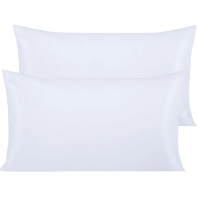 100% Cotton Pillowcases Pillow Case Set of 2 Hypoallergenic Toddler Queen King - Image 1 of 4