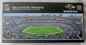 BALTIMORE RAVENS NFL Panorama 1000 piece puzzle unopened 39" x 13" - Picture 1 of 1