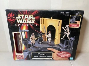 STAR WARS Phantom Menace 1999 THEED GENERATOR COMPLEX mit Battle Droid NEU BOX - Bild 1 von 9