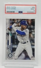 2020 Topps Baseball KYLE LEWIS #64 PSA 9 MINT Seattle Mariners