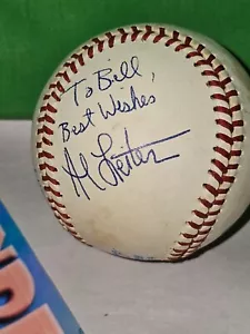 Vintage Original MLB American League signierte Rawlings Baseball von Al Leiter - Bild 1 von 10