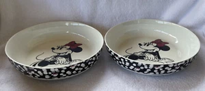 Minnie Mouse Dinner Soup Pasta Serving Bowl Did Someone Say Food 8 1/2" NWT (2) - Picture 1 of 8