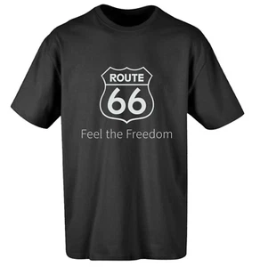 Route 66 T-Shirt Logo Shirt schwarz Gr. XL NEU Original mit Lizenz - Bild 1 von 1