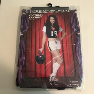 Women’s Cinema Secrets Sexy Football Fantasy Costume Player Team Small NEW - Picture 1 of 6