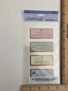Pegatinas American Greetings Creative Touch boda matrimonio - Imagen 1 de 1