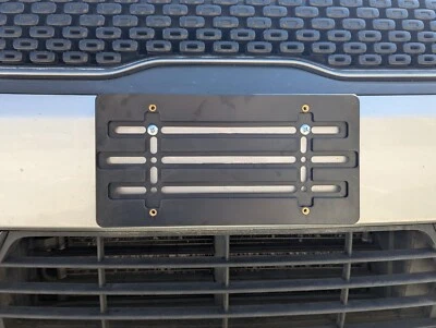 Soporte de placa de matrícula adaptador de reubicador de montaje kit de parachoques soporte para KIA Foto 1 de 4