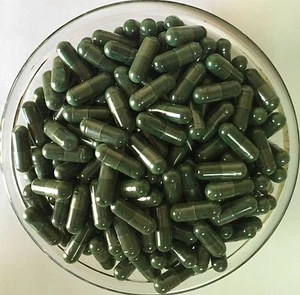 PURE ORGANIC SPIRULINA EXTRACT CAPSULES 99.95% Pure 60% Protein Weight Loss - Picture 1 of 3