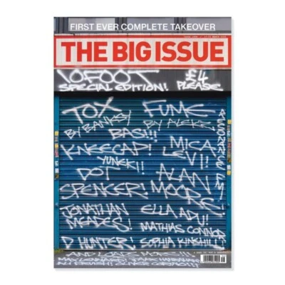 THE BIG ISSUE 10FOOT BANKSY TOX FUME DDS 10 FOOT ALAN MOORE Graffiti Magazine