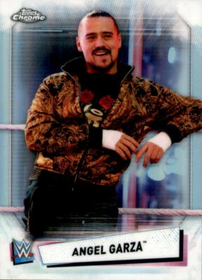 Angel Garza 2021 Topps Chrome WWE Refractor Card #5 - Image 1 of 2