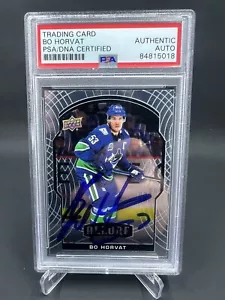 Bo Horvat Signed 2020-21 Upper Deck Allure IP Auto PSA/DNA New York Islanders - Picture 1 of 2