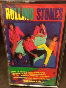 The Rolling Stones-Dirty Work Cassette. Free Shipping - Picture 1 of 6