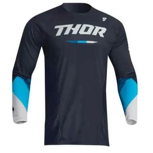 THOR 2024 PULSE Motocross JERSEY TACTIC MIDNIGHT Dk Blue 2910-7078 Size 3X-Large - Picture 1 of 2