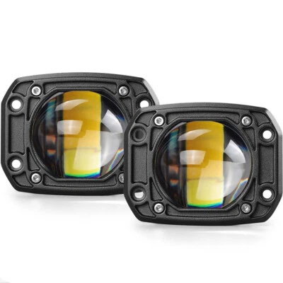 3in LED Square Spot Light Pods Work Driving Fog Lamp For Car Offroad Truck SUV - Image 1 of 4