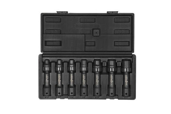 Sunex 2696 7 Pc. 1/2" Drive 12 Point SAE Driveline Limited Clearance Impact Set - Image 1 of 1