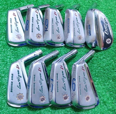 Ben Hogan Bounce Sole forged 1+ #3-E(PW),S Set of 9 heads only - Image 1 of 4