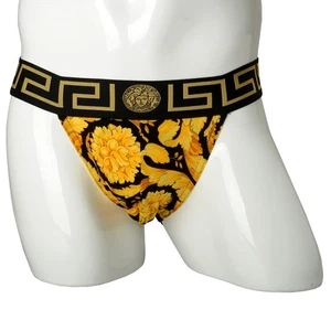 Versace Herren Barocco Print Jock Strap Unterwäsche Versace Gr. 4 US S IT 48 - Bild 1 von 7