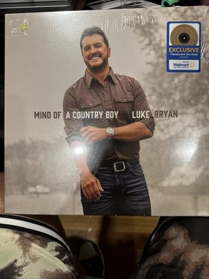 LUKE BRYAN-MIND OF A COUNTRY BOY NEW LP Exclusive Translucent Tan Vinyl Record - Image 1 of 3