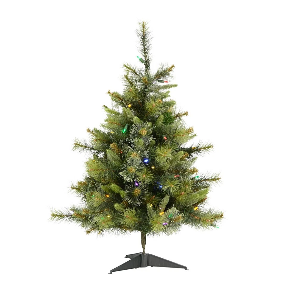 Vickerman 3' x 29" Cashmere Pine LED100Multi - A118232LED - Image 1 of 1