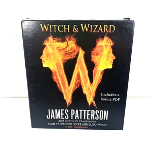 JAMES PATTERSON Audio book 5 CDs WITCH & WIZARD Novel w/ Elijah Wood - Picture 1 of 2