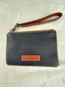 Dooney & Bourke Handgelenktasche Nave blau abnehmbarer Riemen - Bild 1 von 10