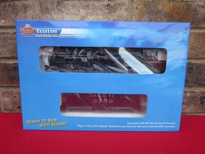 Broadway Limited Blue Line 5161 HO Santa Fe 4-8-4 Northern W/ Sound DC/DCC #3759 - Image 1 of 4