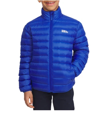 NWT Eddie Bauer Youth Packable Down Jacket Medium 7/8 Navy - Image 1 of 4