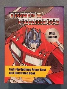 NEU Running Press Transformers Optimus Prime Light Büste mit Sound & Buch Mini Kit - Bild 1 von 10