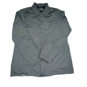 Dixxon Working Class Coaches Coat Snap Button Wind Jacket Mens Large Tall Gray - Picture 1 of 8