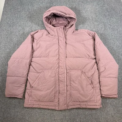 Madewell Holland Quilted Puffer Parka Jacket Womens M Primaloft Insulated Hooded - Image 1 of 4